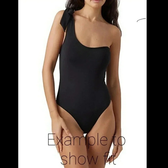 2/$25-Peony One Piece Textured Single Shoulder Swimsuit AU size 8/US 4 - Picture 5 of 15